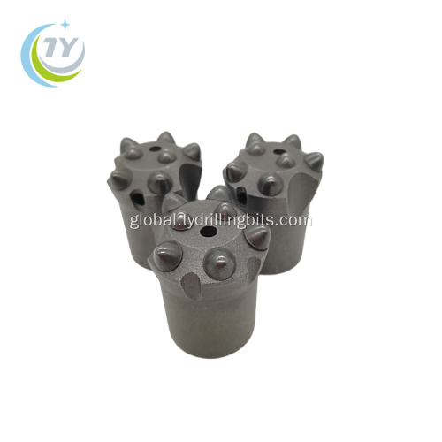 Drilling Button Bit 11 degree 7 tips 38mm tapered button bit Supplier